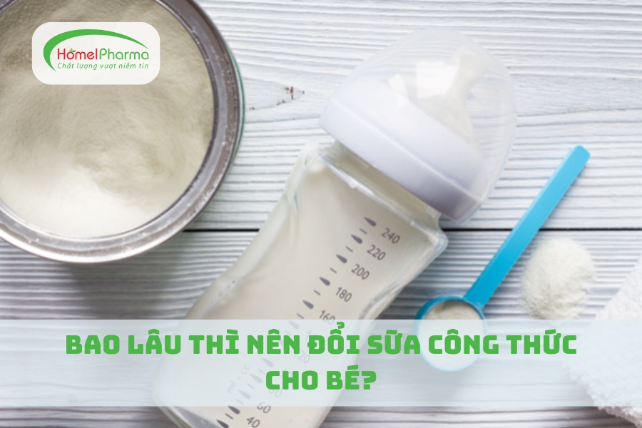 Bao Lâu Thì Nên Đổi Sữa Công Thức Cho Bé?