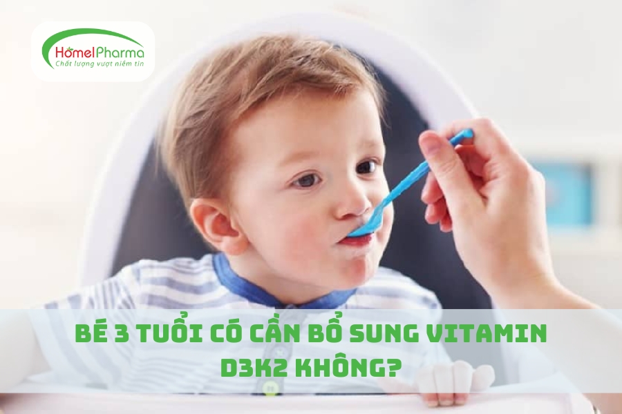 Bé 3 Tuổi Có Cần Bổ Sung Vitamin D3K2 Không?