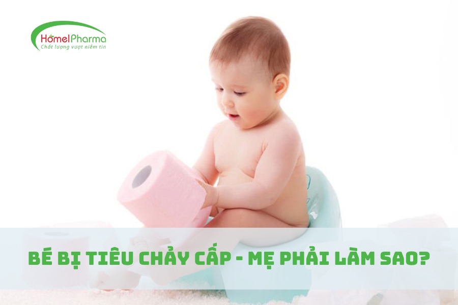 Bé Bị Tiêu Chảy Cấp - Mẹ Phải Làm Sao?