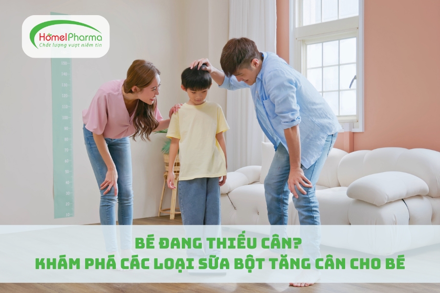 Bé Đang Thiếu Cân? Khám Phá Các Loại Sữa Bột Tăng Cân Cho Bé