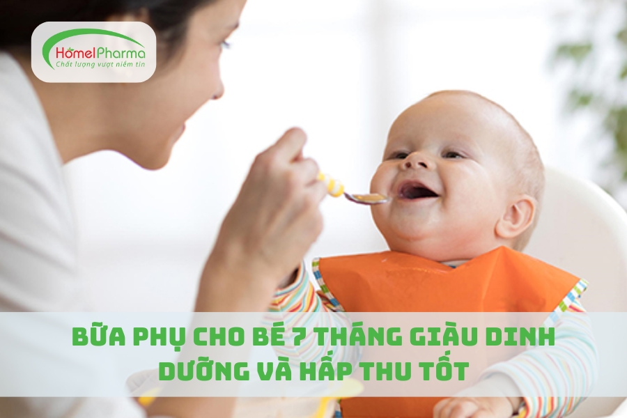 Bữa Phụ Cho Bé 7 Tháng Giàu Dinh Dưỡng Và Hấp Thu Tốt