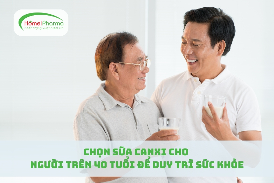 Chọn Sữa Canxi Cho Người Trên 40 Tuổi Để Duy Trì Sức Khỏe