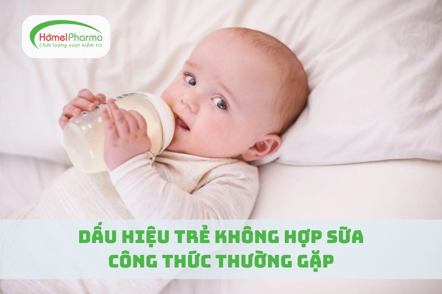 Dấu Hiệu Trẻ Không Hợp Sữa Công Thức Thường Gặp