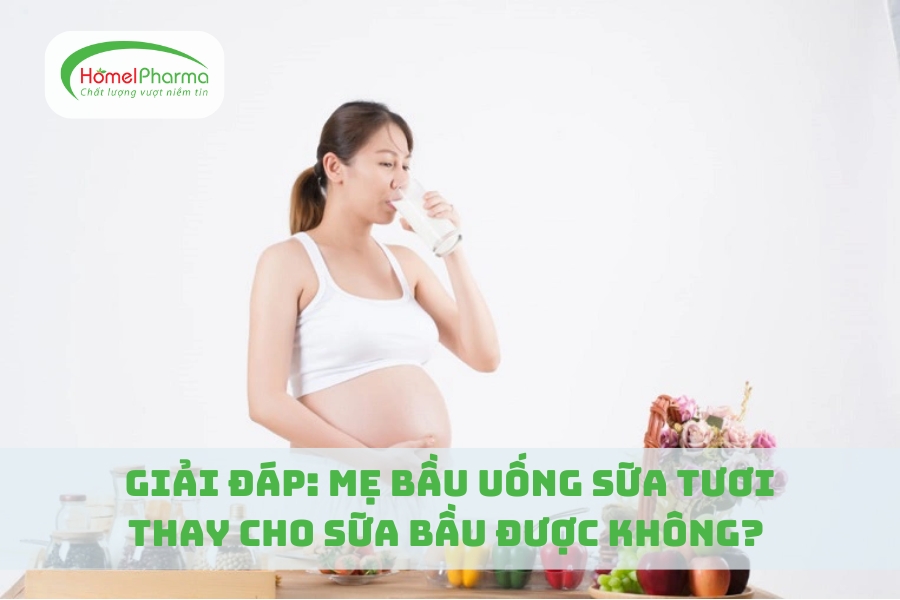 Giải Đáp: Mẹ Bầu Uống Sữa Tươi Thay Cho Sữa Bầu Được Không?