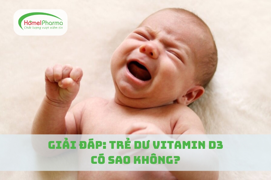 Giải Đáp: Trẻ Dư Vitamin D3 Có Sao Không?