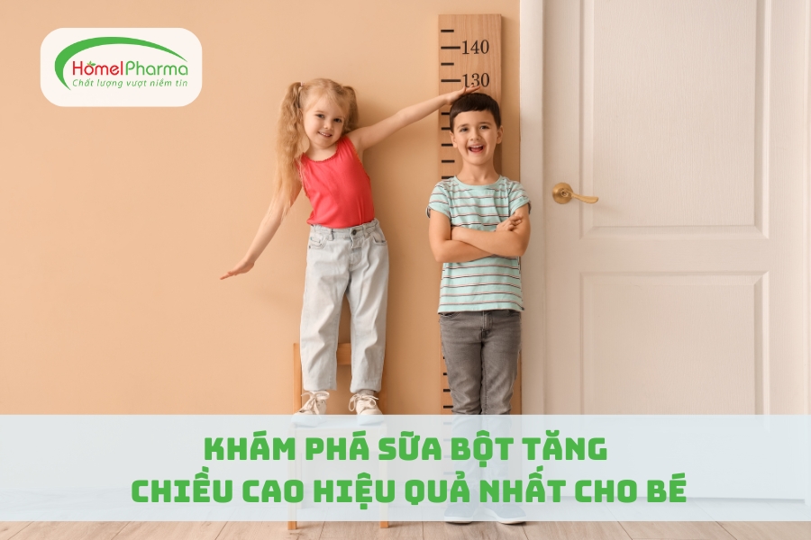 Khám Phá Sữa Bột Tăng Chiều Cao Hiệu Quả Nhất Cho Bé