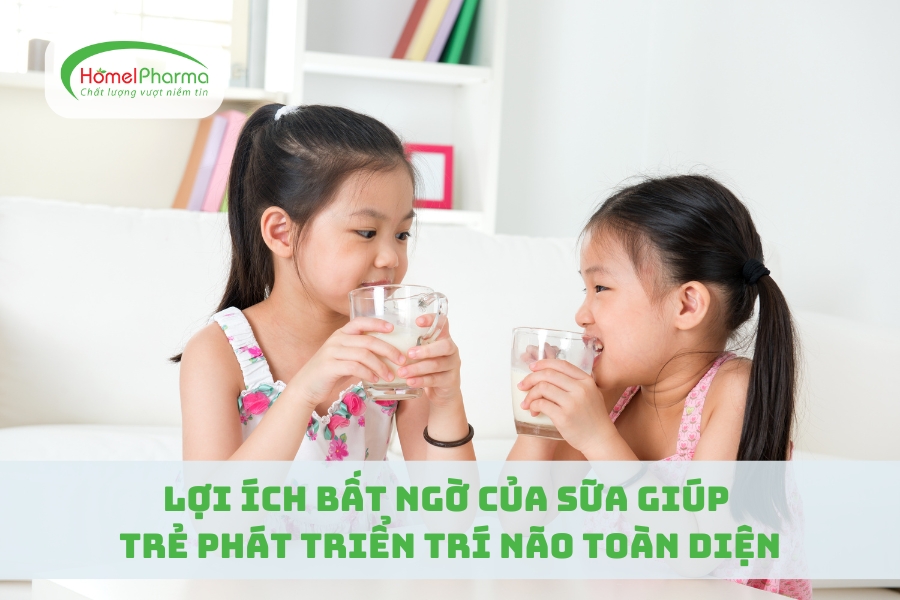 Lợi Ích Bất Ngờ Của Sữa Giúp Trẻ Phát Triển Trí Não Toàn Diện