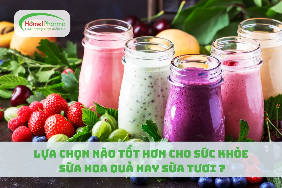 Lựa Chọn Nào Tốt Hơn Cho Sức Khỏe: Sữa Hoa Quả Hay Sữa Tươi?