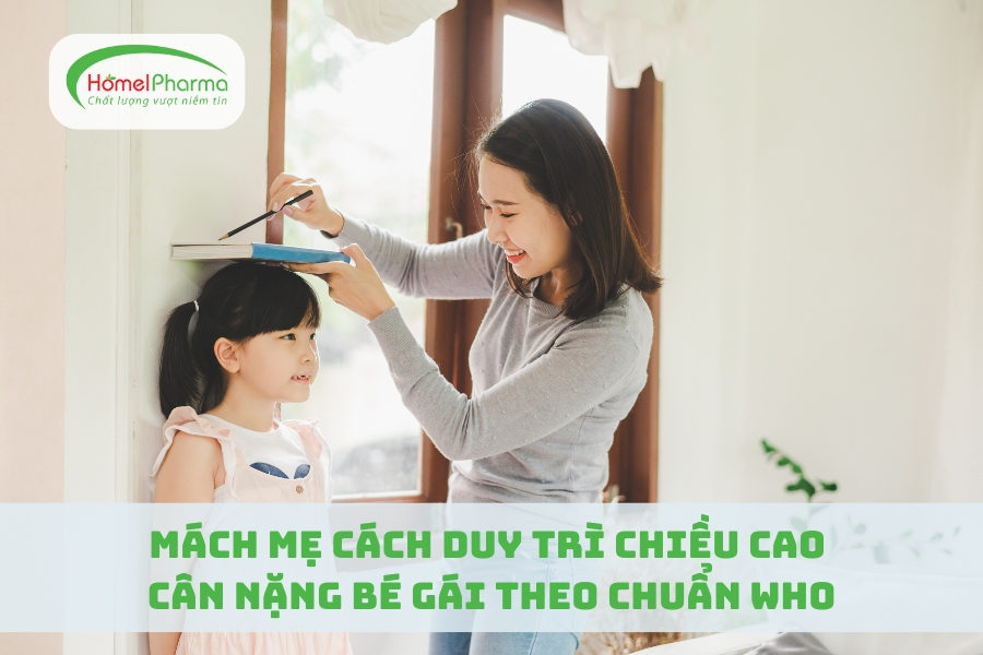 Mách Mẹ Cách Duy Trì Chiều Cao Cân Nặng Bé Gái Theo Chuẩn WHO