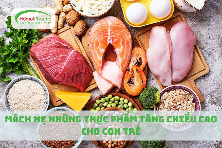 Mách Mẹ Những Thực Phẩm Tăng Chiều Cao Cho Con Trẻ