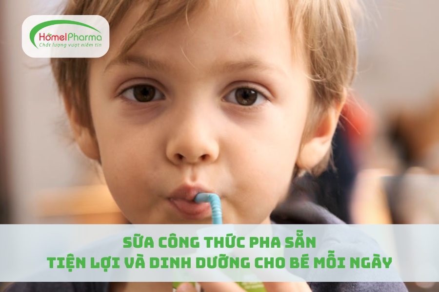 Sữa Công Thức Pha Sẵn: Tiện Lợi và Dinh Dưỡng Cho Bé Mỗi Ngày