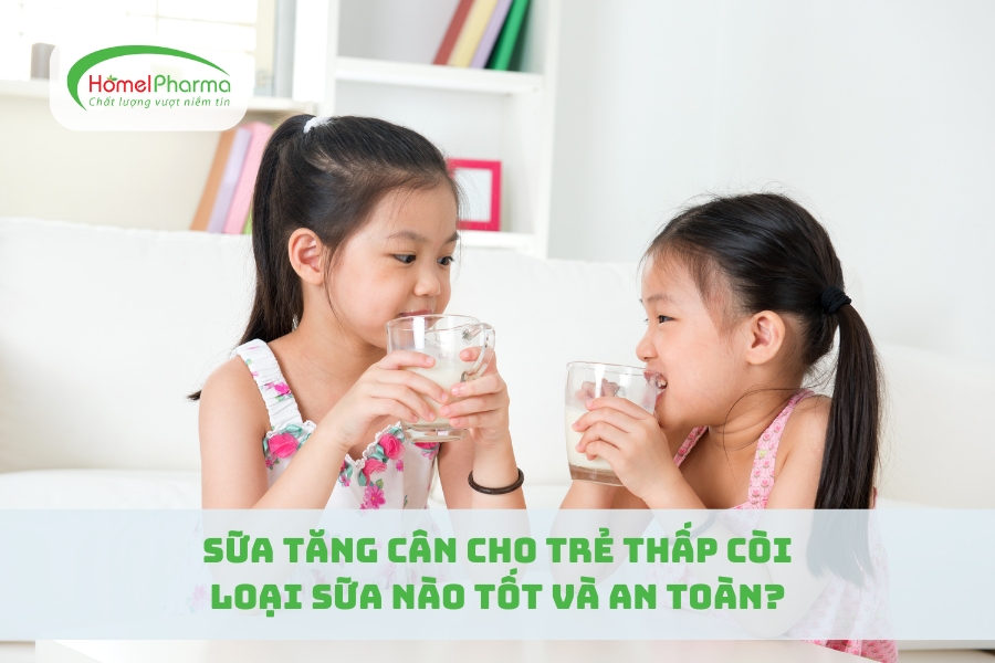 Sữa Tăng Cân Cho Trẻ Thấp Còi: Loại Sữa Nào Tốt Và An Toàn?