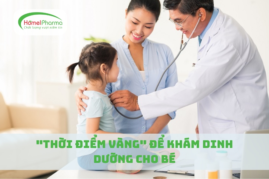 "Thời Điểm Vàng" Để Khám Dinh Dưỡng Cho Bé