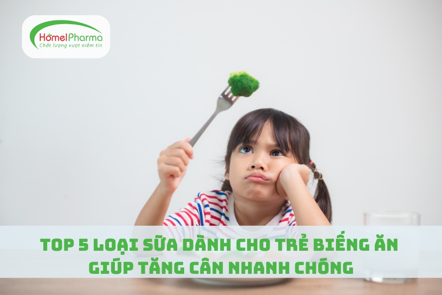 Top 5 Loại Sữa Dành Cho Trẻ Biếng Ăn Giúp Tăng Cân Nhanh Chóng