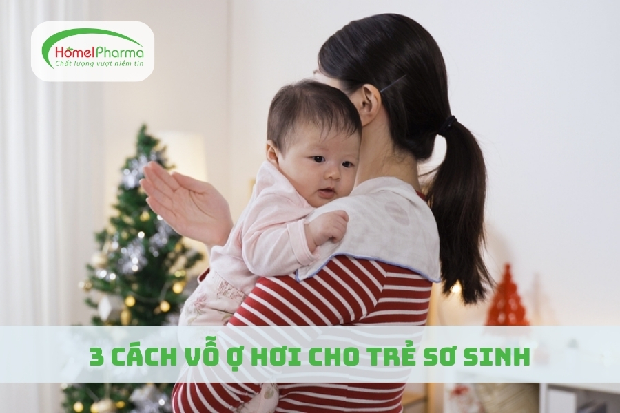 3 Cách Vỗ Ợ Hơi Cho Trẻ Sơ Sinh