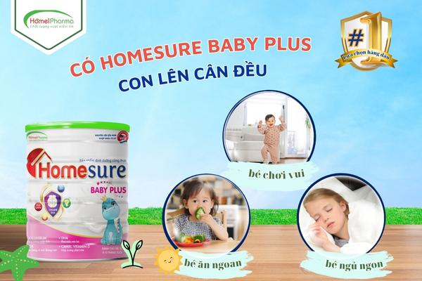 Sữa Homesure Baby Plus - Giải Pháp Cho Phát Triển Toàn Diện Ở Trẻ