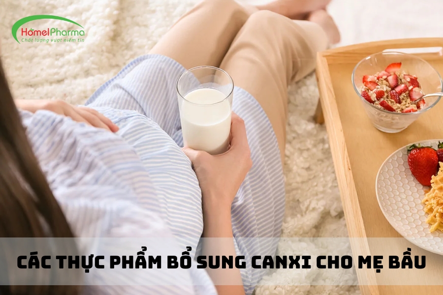 Các Thực Phẩm Bổ Sung Canxi Cho Mẹ Bầu