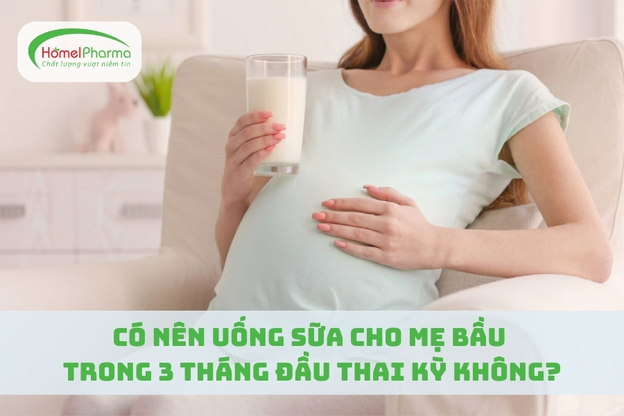 Có Nên Uống Sữa Cho Mẹ Bầu Trong 3 Tháng Đầu Thai Kỳ Không