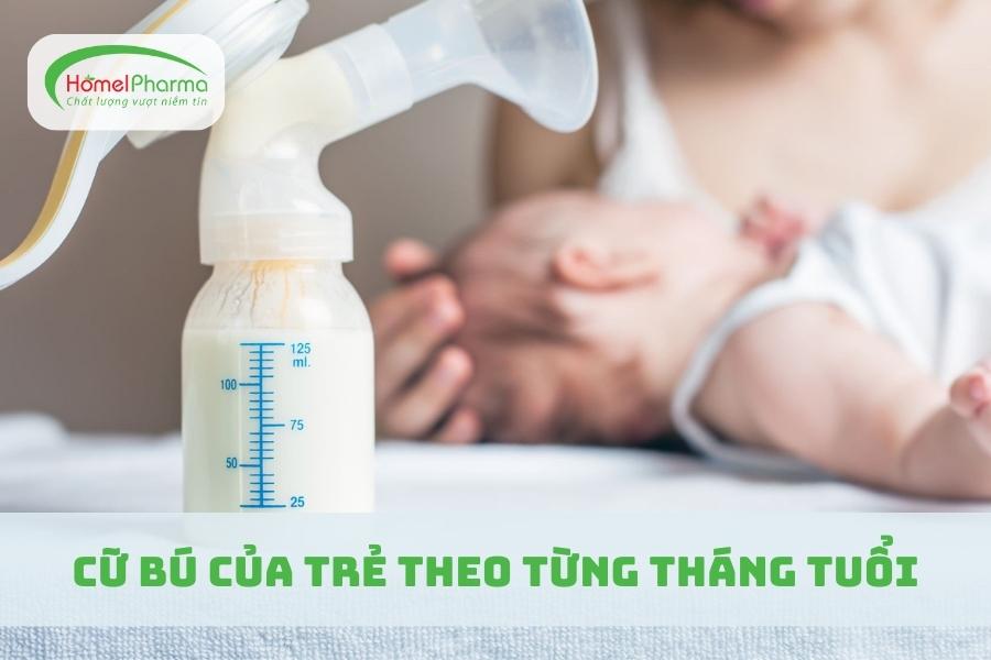 Cữ Bú Của Trẻ Theo Từng Tháng Tuổi