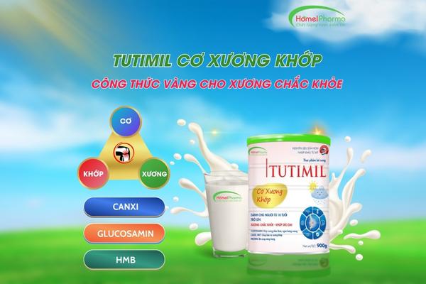 Dinh Dưỡng Cho Xương Chắc Khỏe Mỗi Ngày - Sữa Tutimil Cơ Xương Khớp