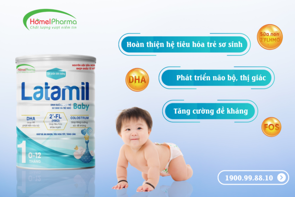  Sữa Latamil Baby cho bé