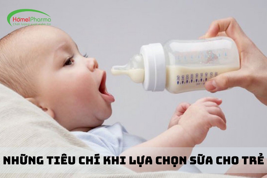 Những Tiêu Chí Khi Lựa Chọn Sữa Cho Trẻ