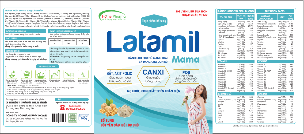 Review Chi Tiết Sữa Latamil Mama Cho Phụ Nữ Mang Thai Và Đang Cho Con Bú