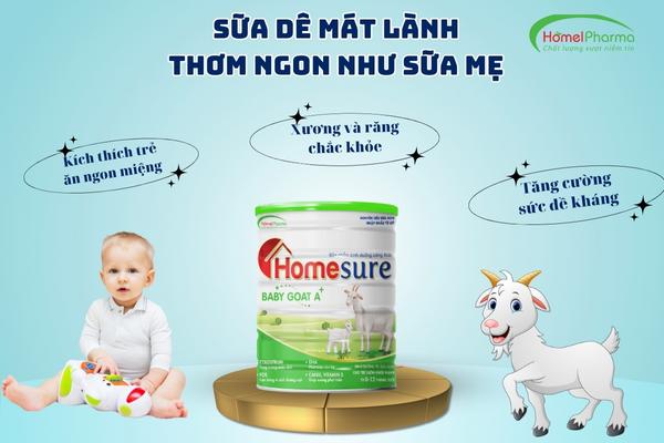 Sữa Homesure Baby Goat - Dinh Dưỡng Thơm Ngon Như Sữa Mẹ