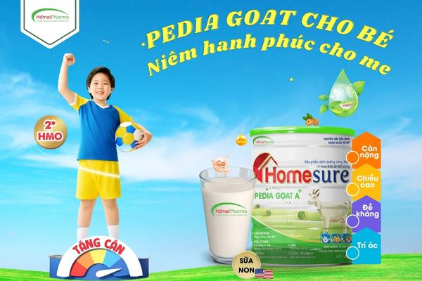 Sữa Homesure Pedia Goat - Phù Hợp Cơ Địa Trẻ Dị Ứng Đạm Sữa Bò