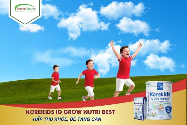 Sữa Korekids IQ Grow Nutri Best - Đánh Bay Thấp Còi Ở Trẻ Nhỏ