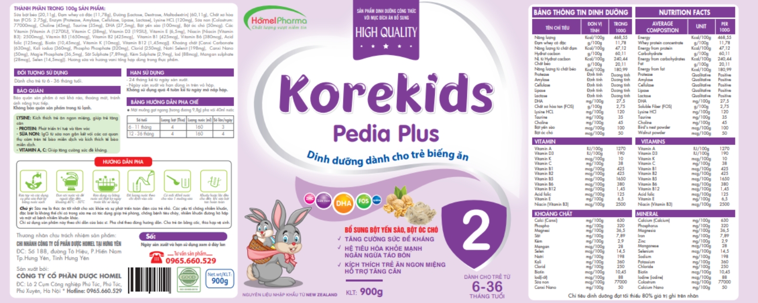 Sữa Korekids Pedia Plus - Bí Quyết Dành Cho Trẻ Biếng Ăn, Chậm Tăng Cân