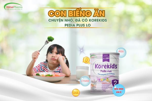 Sữa Korekids Pedia Plus - Bí Quyết Dành Cho Trẻ Biếng Ăn, Chậm Tăng Cân