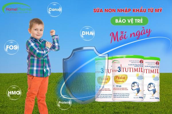 Sữa Tutimil Pedia - Lựa Chọn Phát Triển Toàn Diện Cho Trẻ Giai Đoạn 1-10 Tuổi