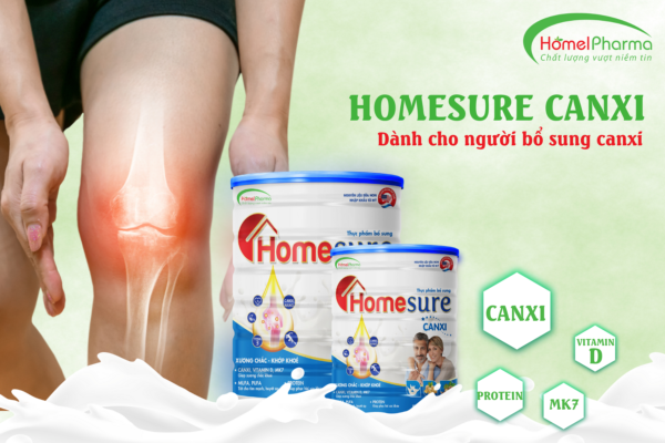 Homesure Canxi rất tốt cho người loãng xương, cần bổ sung canxi