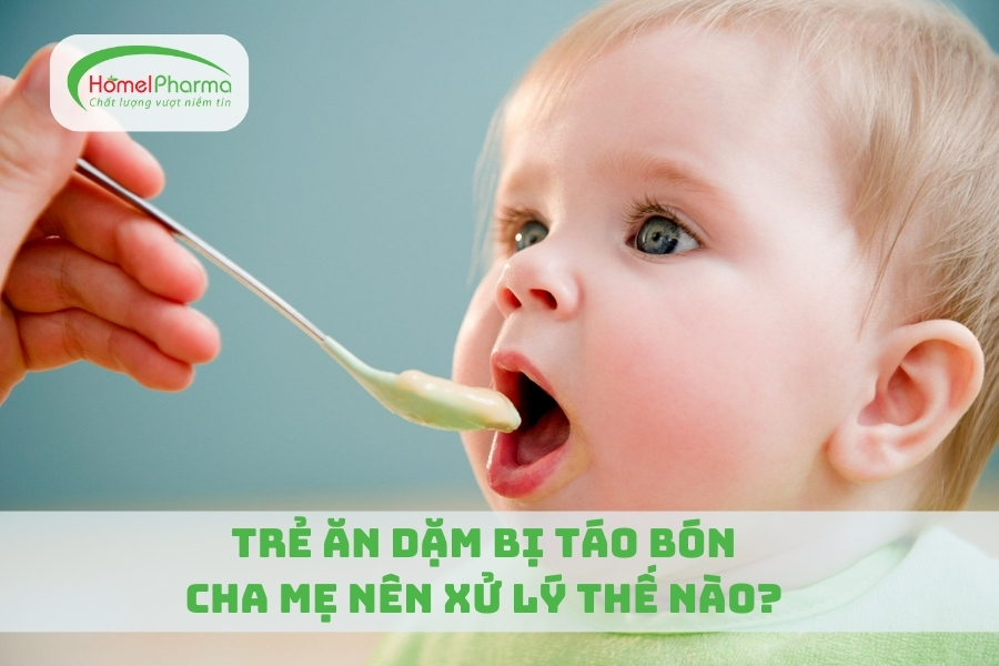 Trẻ Ăn Dặm Bị Táo Bón Cha Mẹ Nên Xử Lý Thế Nào?