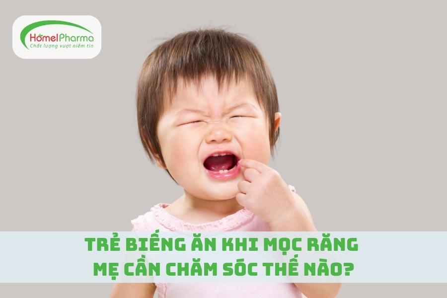 Trẻ Biếng Ăn Khi Mọc Răng Mẹ Cần Chăm Sóc Thế Nào?