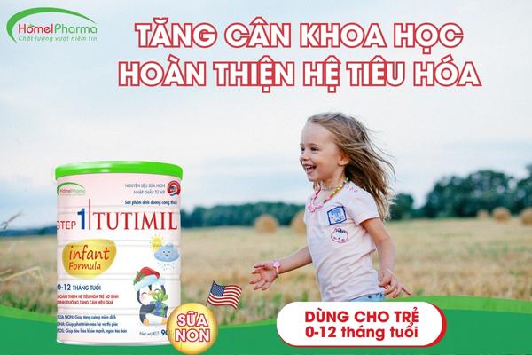 Ưu Điểm Của Sữa Tutimil Step 1 Cho Trẻ Từ 0-12 Tháng tuổi