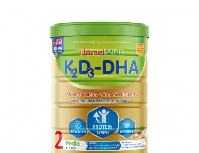K2D3 - DHA Pedia - Cải Thiện Biếng Ăn Cho Trẻ Từ 1-9 Tuổi