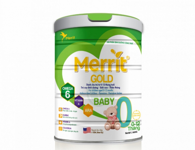 Merrit Gold Baby - Dành Cho Trẻ Từ 0-12 Tháng Tuổi