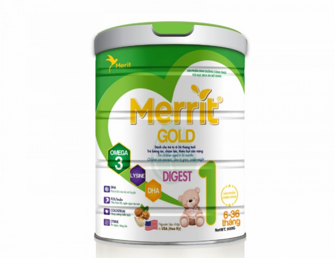 Merrit Gold Digest - Dành Cho Trẻ Từ 6-36 Tháng Tuổi