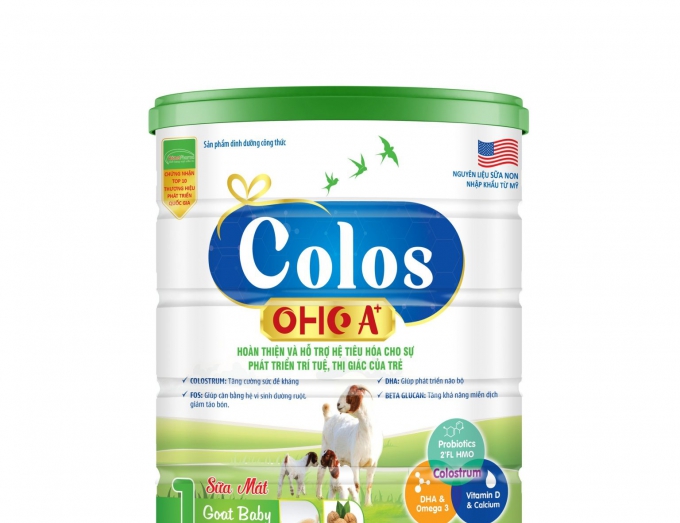 Colos Oho A+ Baby Goat - Hỗ Trợ Hệ Tiêu Hóa, Phát Triển Trí Tuệ, Thị Giác Của Trẻ