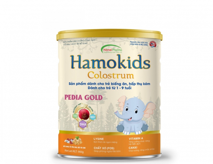 Hamokids Colostrum Pedia Gold - Dành Cho Trẻ Biếng Ăn, Hấp Thụ Kém