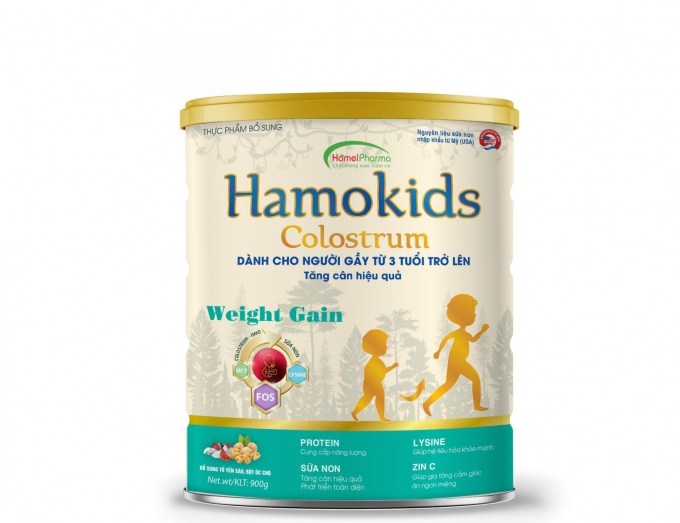 Hamokids Colostrum Weight Gain - Dành Cho Người Gầy Từ 3 Tuổi Trở Lên