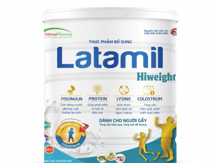 Latamil Hiweight - Tăng Cân Hiệu Quả, Tăng Sức Đề Kháng