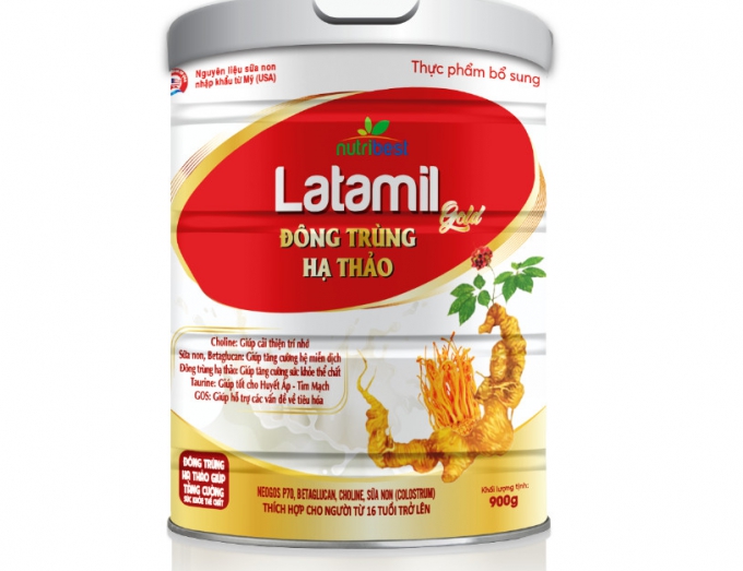 Latamil Sâm Ngọc Linh Đông Trùng Hạ Thảo Gold - Tăng Cường Sức Khỏe Thể Chất