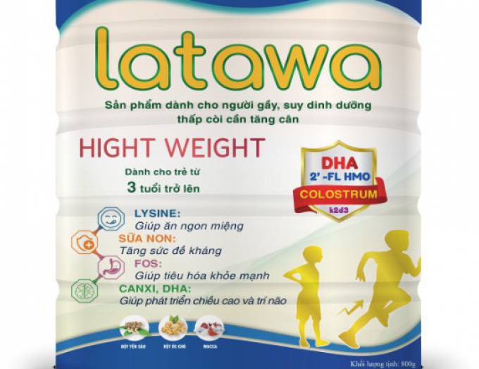 Latawa Hight Weight - Sản Phẩm Dành Cho Người Gầy, Suy Dinh Dưỡng Thấp Còi Cần Tăng Cân
