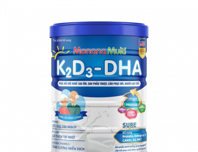 MonanaMulti K2D3-DHA Sure - Dinh Dưỡng Giúp Phục Hồi Sức Khỏe