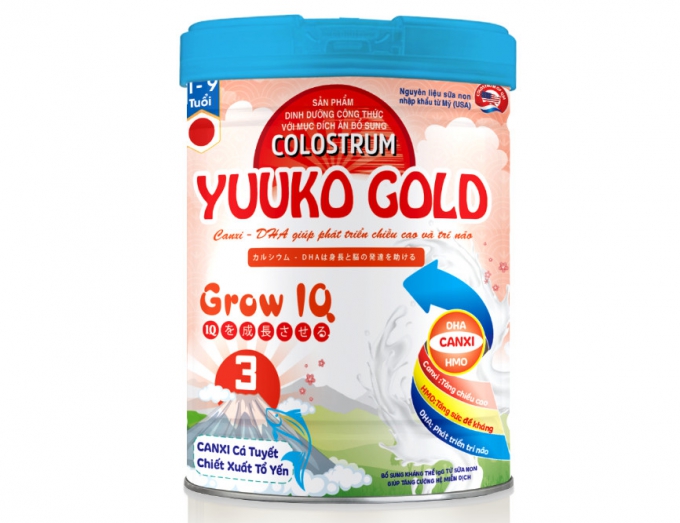 YUUKO GOLD GROW IQ - Phát Triển Chiều Cao Và Trí Não