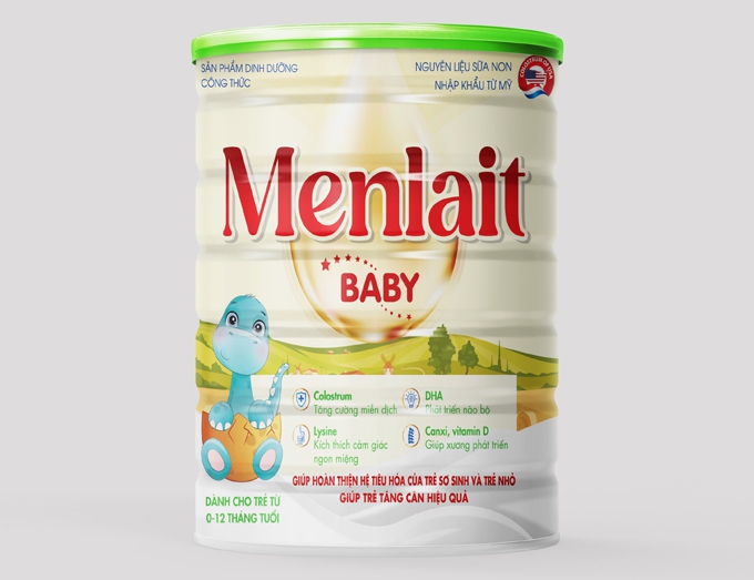 Menlait Baby giúp hoàn thiện tiêu hoá, tăng cân cho trẻ sơ sinh và trẻ nhỏ