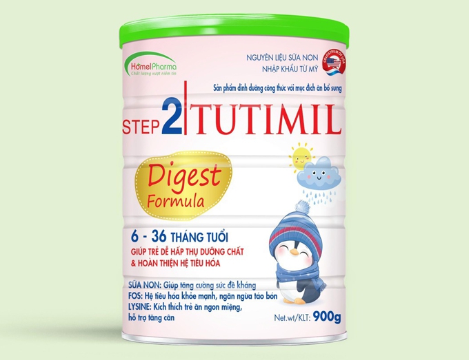 Tutimil Digest Step 2 Dành Cho Trẻ Từ 6-36 Tháng Tuổi Giúp Hấp Thụ Dưỡng Chất Và Hoàn Thiện Hệ Tiêu Hoá